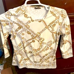 J McLaughlin Signature Tee, sz Small